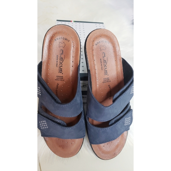 Flexus Spring Step Aditi Sandal Denim Blue Sz 38/8 - Picture 3 of 4